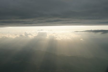 paysage montgolfière