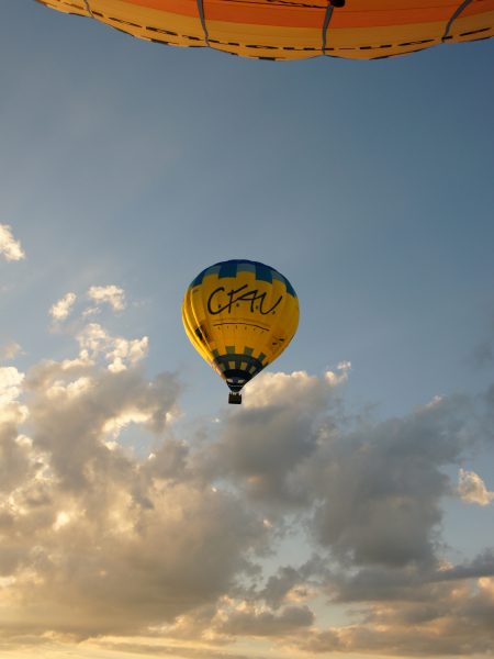 décollage montgolfière