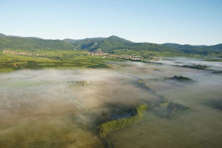 montgolfière vignoble alsace